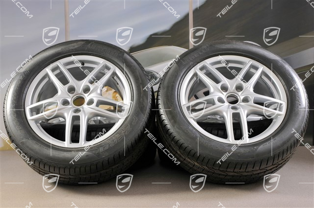 19-inch Cayenne Design II summer wheel set, 4 wheels 8,5 J x 19 ET 59 + 4 tyres 265/50 R 19 110Y XL, without TPMS