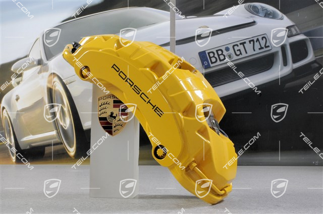 Calliper, PCCB ceramic brake, yellow, L Calliper, PCCB ceramic brake, yellow, L