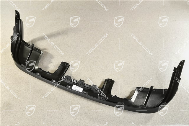 Rear bumper lower cover / diffuser, Black matte, GT4 RS