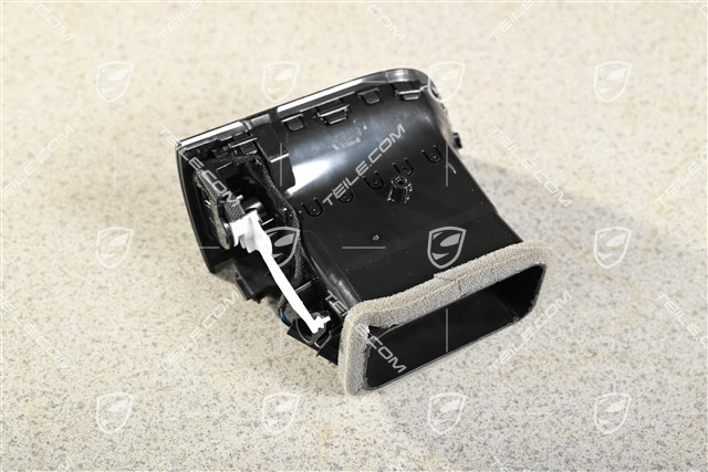 Side Air vent, dimmable, Galvano silver, R