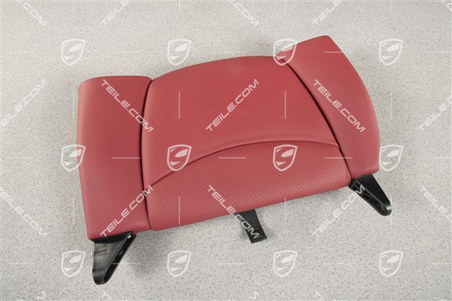 Back seat backrest, Rear, Leather, Boxster red, Coupe/ Targa, L