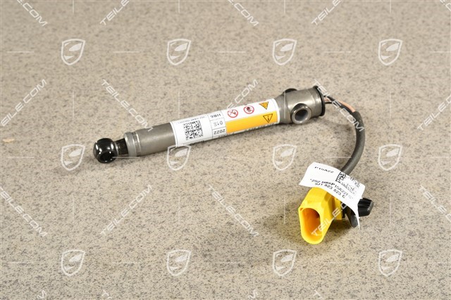Hood / bonnet hinge pyrotechnic actuator, L=R