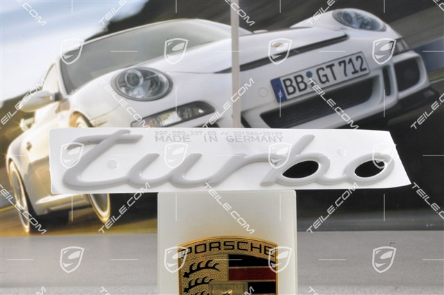 "Turbo" logo, prime coated "Turbo" logo, prime coated