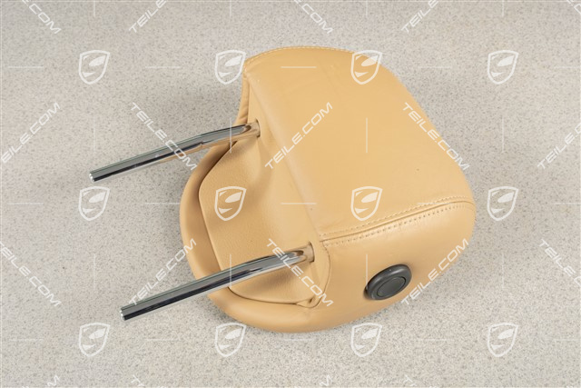 Head rest, rear, Smooth leather, Sand beige, R