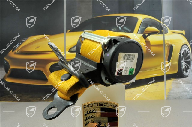Sicherheitsgurt, cabrio, hinten, speedgelb, R Sicherheitsgurt, cabrio, hinten, speedgelb, R
