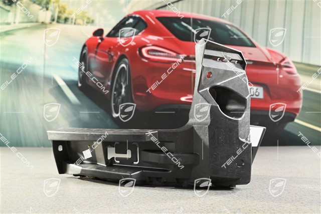 Rear bumper retaining strip, R