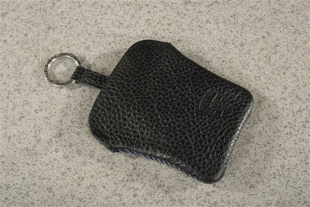 Schlüssel-Etui, Schottenkaro, blau kariert