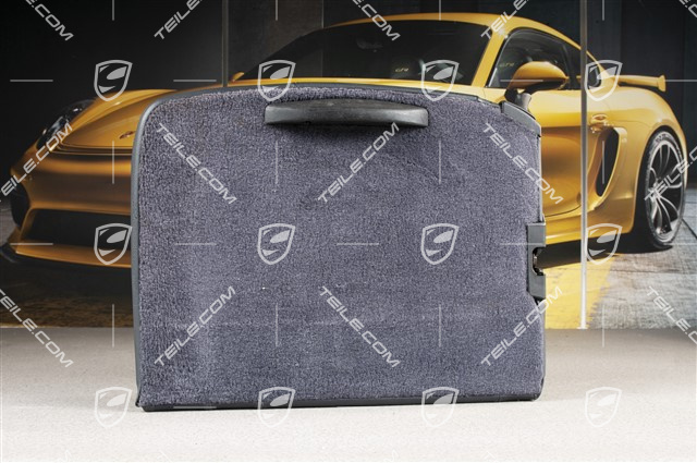 Back seat backrest, Rear, Leatherette, Metropole blue, Coupe, R