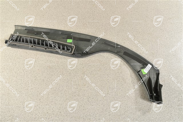 Defroster trim, Granite grey, L