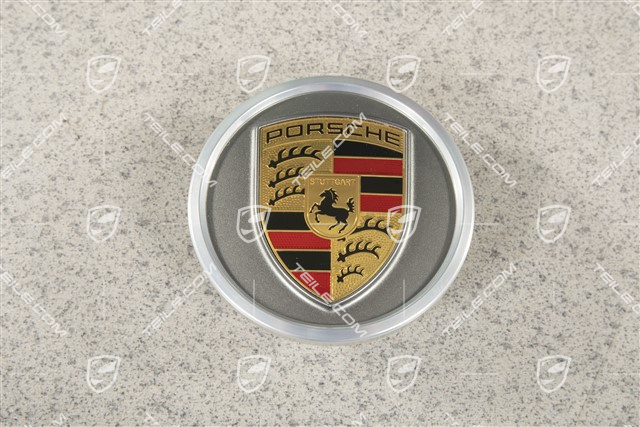 Wheel hub cap, Platinsilver / silver