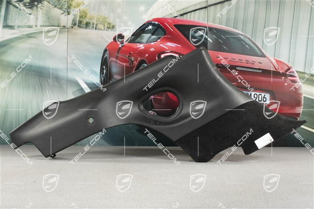 Seitenwandverkleidung, Kunstleder, Schwarz, Coupe, L