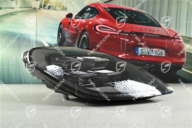 LED headlight, for vehicles with Exclusive equipment, with variable light distribution, tinted, R