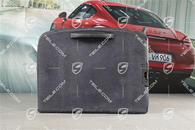 Back seat backrest, Rear, Leatherette, Metropole blue, Coupe, R