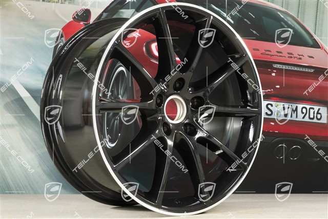 20-inch wheel rim Cayenne Design, 10,5J x 20 ET55, black high gloss