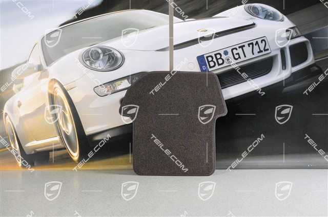 Fußmatten-Set, 4-teilig (997), für 911 Cabrio und Targa Modelle mit BOSE Sound-System, cocoa (braun)