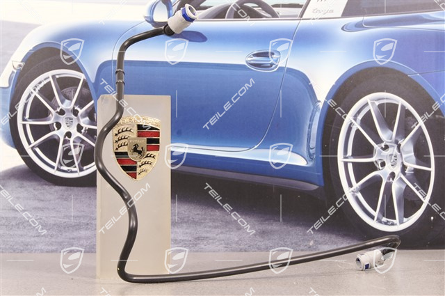 Engine coolant overflow / Vent line/ hose, L