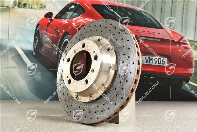 PCCB brake disc, damaged, R