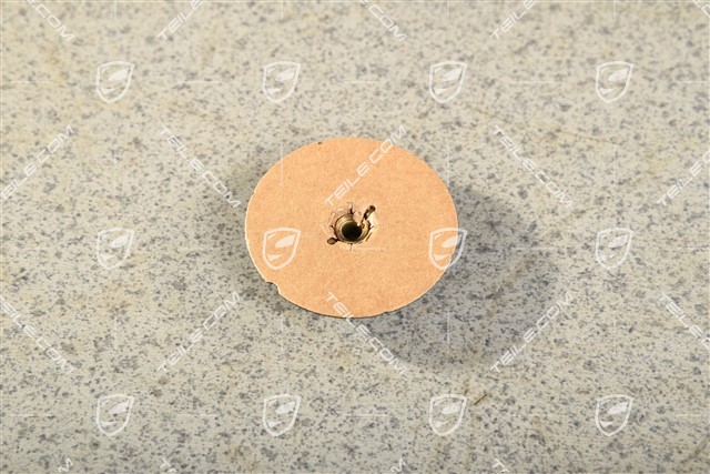 Front axle fixed caliper brake pad mouting / brake damper plate, 40mm, L=R