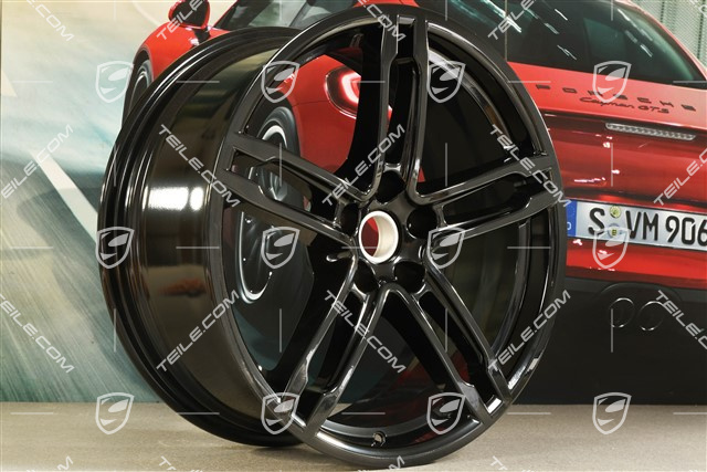 19" wheel rim, Turbo/Sport Design, 8,5J x 19 ET21, black high gloss