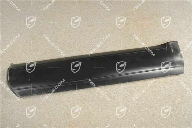 Strip, Rear door, Aluminium Package Black, (With Aerokit with sill cover), L