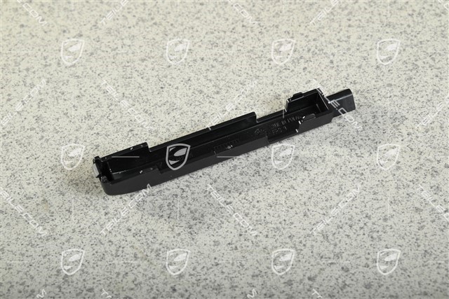 Seat rail cover, Satin black, L=R