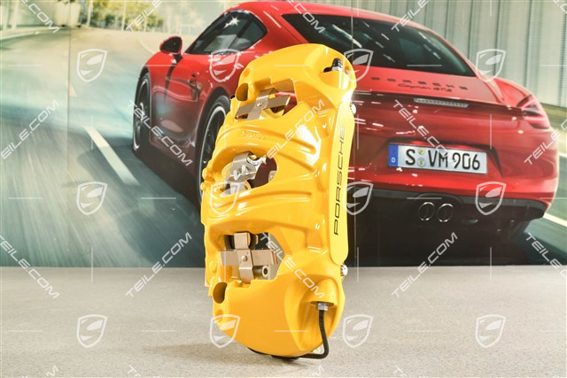GT4 / GT4 RS, Zacisk przedni PCCB / hamulce ceramiczne, żółty, R