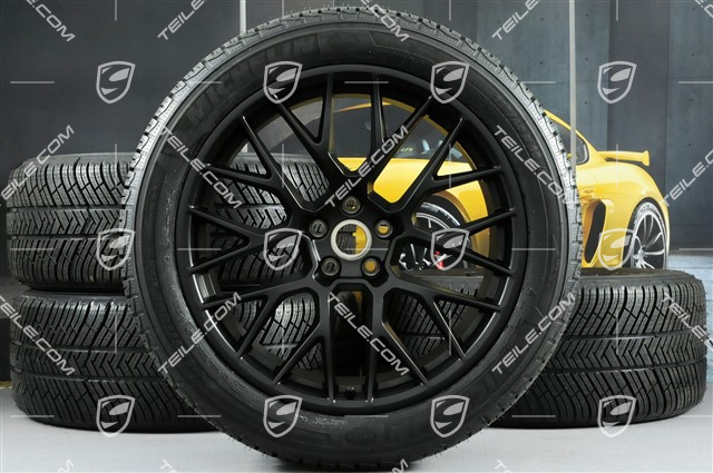 20-inch "RS Spyder Design" winter wheels set, rims 9J x 20 ET26 + 10J x 20 ET19 + NEW Michelin Pilot Alpin 5 SUV winter tyres 265/45 R20 + 295/40 R20, with TPMS, black satin mat 20-inch "RS Spyder Design" winter wheels set, rims 9J x 20 ET26 + 10J x 20 ET19 + NEW Michelin Pilot Alpin 5 SUV winter tyres 265/45 R20 + 295/40 R20, with TPMS, black satin mat
