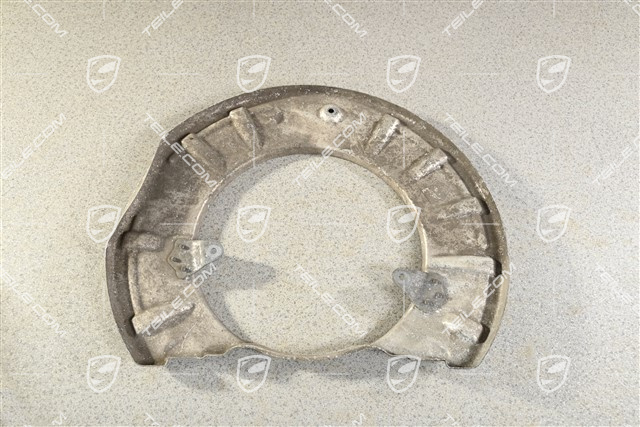 Front axle disc brake protective plate, PCCB, Turbo, R