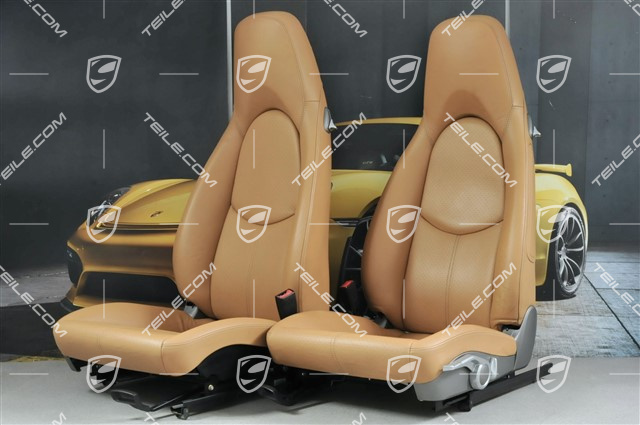 Sitze, manual einstellbar, Leder, Sandbeige, Satz (L+R)