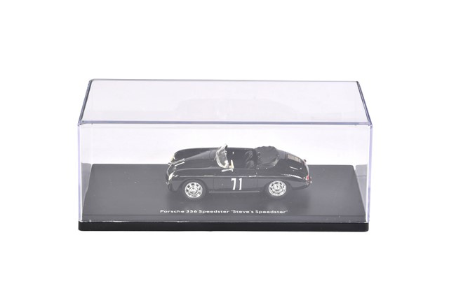 Porsche 356 Speedster #71 Steve's Speedster / Mc Queen, schwarz, Schuco, Maßstab 1:43