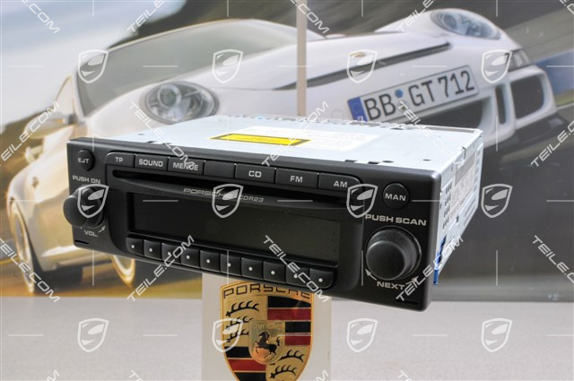 CD-Radio "Porsche CDR-23" RDW, mit Endstufe, Tuner+CD CD-Radio "Porsche CDR-23" RDW, mit Endstufe, Tuner+CD