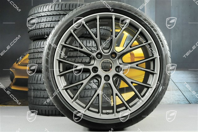 20-inch RS SPYDER Design summer wheels set, rims 8,5J x 20 ET49 + 11,5J x 20 ET76 + summer tyres 245/35 R20 + 305/30 R20