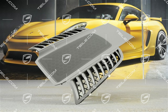 Cover, centre, Upper, Platinum grey Cover, centre, Upper, Platinum grey
