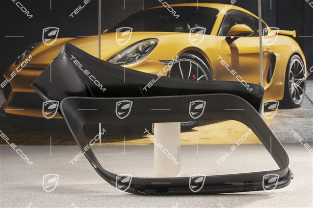Cover, Tail pipe, black mat, L