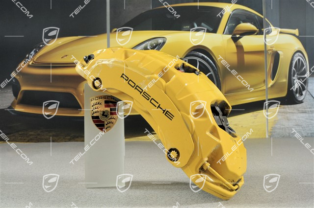 PCCB Festsattel, Panamera V6 / S / GTS / Diesel, gelb, R