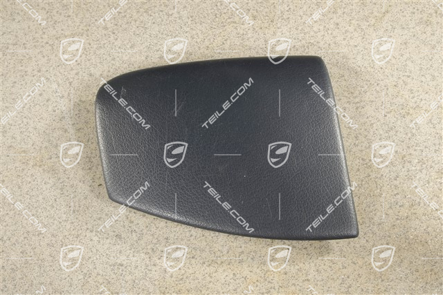Centre console side trim, leatherette, Metropole blue, R