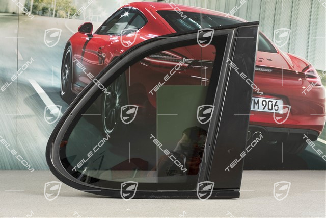 Side window, tinted, Aluminium package, Black, R