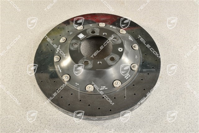 PCCB Ceramic brake disc, rear, damaged (photos), R