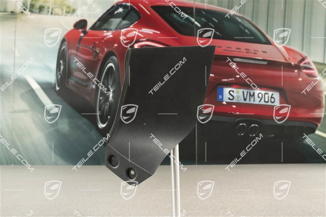 Turbo Coupe, Rear spoiler Air guide, Black matte, L