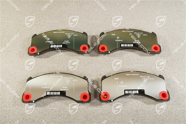 PCCB brake pads, repair set, L+R