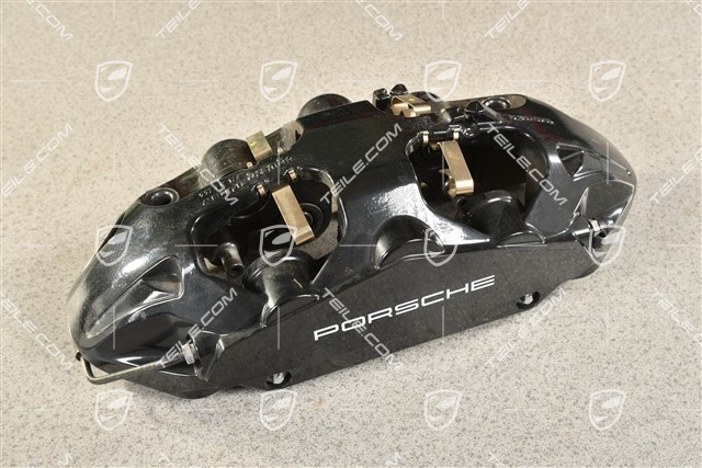 Fixed calliper, front axle, Turbo / TurboS, PCCB, Black, R