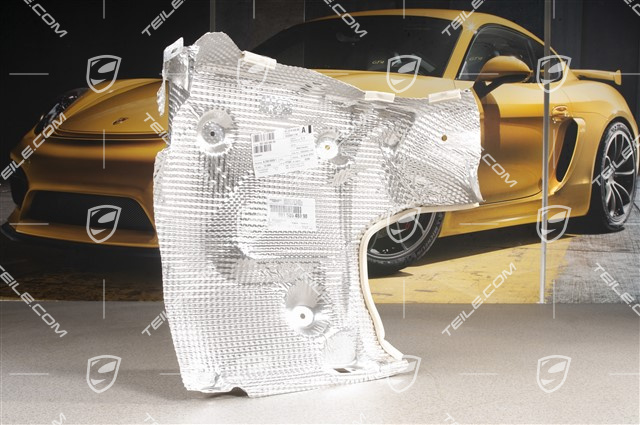 Retaining frame, incl. heat shield, GT3 / 911R, R