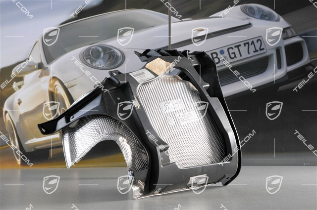 Retaining frame, incl. heat shield, C2/C2S, R Retaining frame, incl. heat shield, C2/C2S, R