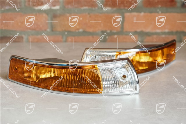 Blinkleuchten Satz, Original Porsche Classic, EU-Ausführung, Set L+R