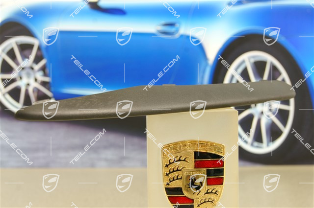 Front bumper retaining frame, upper cover, RWD, black satin, L Front bumper retaining frame, upper cover, RWD, black satin, L