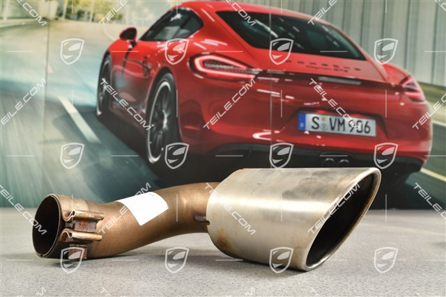 S, Tailpipe, steinless steel, inner, 4-pipe look, R