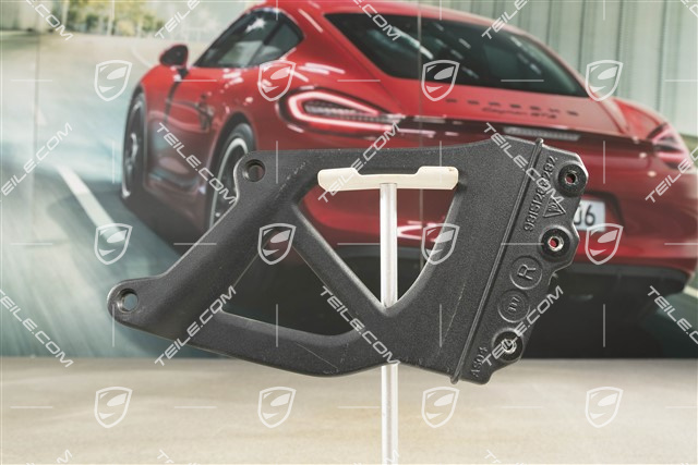 GT4 bracket for rear spoiler/wing, black, R