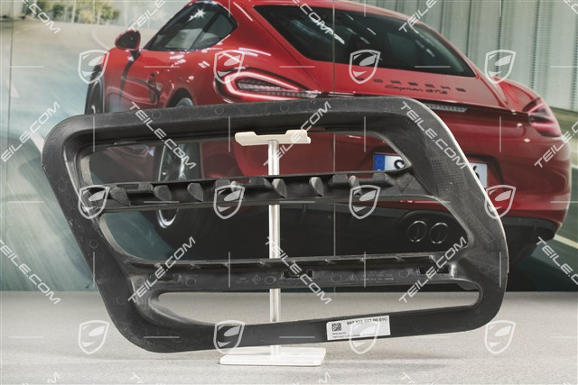 Frame air exhaust, black, L