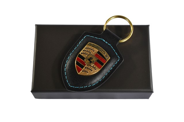 Porsche crest keyring with RFID chip / Black