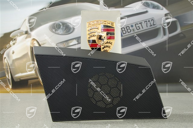 Loudspeaker cover, dashboard trim, black, R Loudspeaker cover, dashboard trim, black, R
